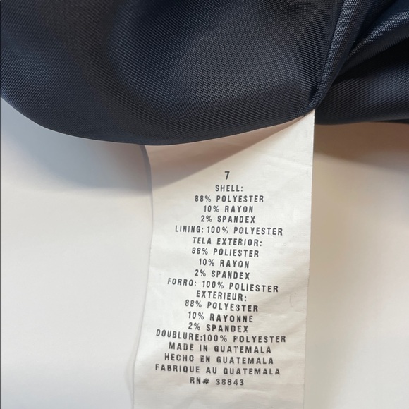 Rothschild Girls Navy Coat Military Style Red Trim Sz 7 - Picture 7 of 7